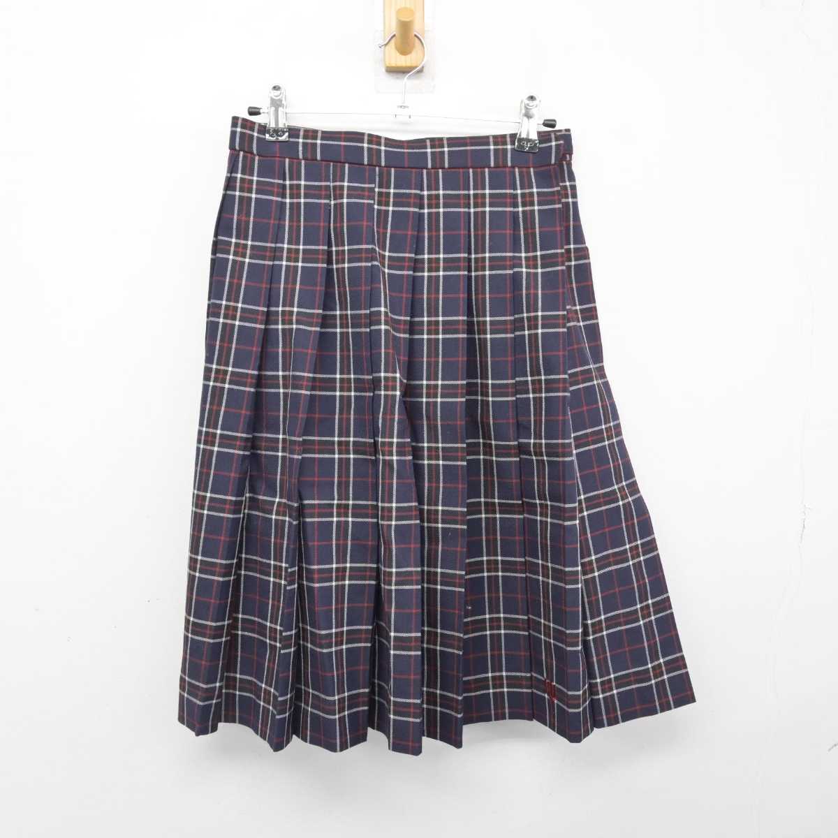 【中古】岐阜県 大垣日本大学高等学校 女子制服 4点 (ブレザー・ニット・シャツ・スカート) sf048438