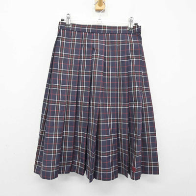 【中古】岐阜県 大垣日本大学高等学校 女子制服 2点 (シャツ・スカート) sf048439