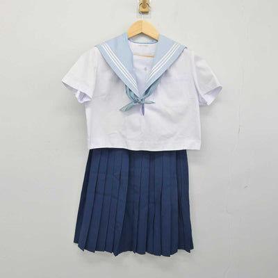 【中古】愛知県 愛知淑徳中学校高等学校 女子制服 3点 (セーラー服・スカート) sf048442