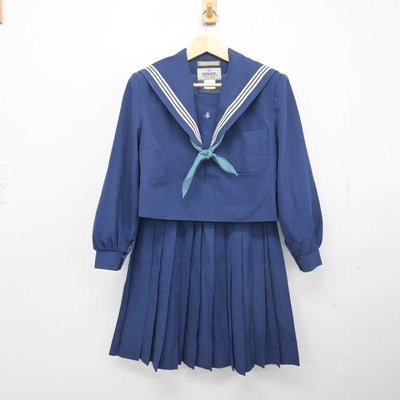 【中古】愛知県 愛知淑徳中学校高等学校 女子制服 3点 (セーラー服・スカート) sf048447