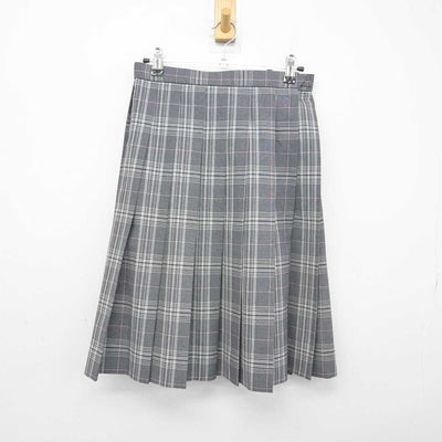 【中古】北海道 札幌創成高等学校 女子制服 2点 (ニットベスト・スカート) sf048450