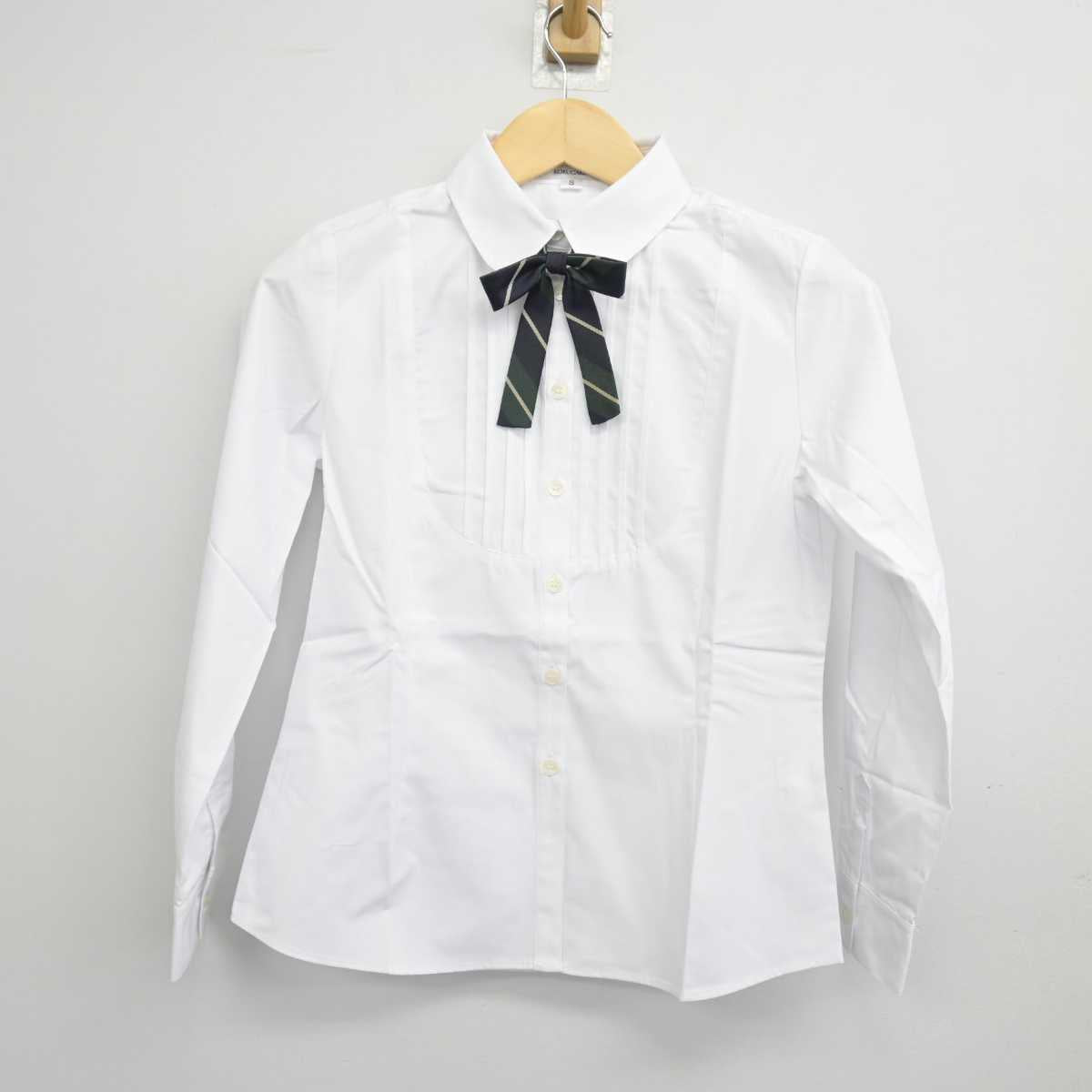 【中古】東京都 國學院高等学校 女子制服 4点 (ブレザー・シャツ・スカート) sf048454