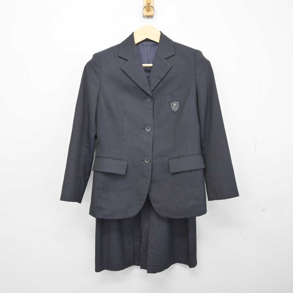 【中古】京都府 龍谷大学付属平安中学校高等学校 女子制服 3点 (ブレザー・スカート) sf048456