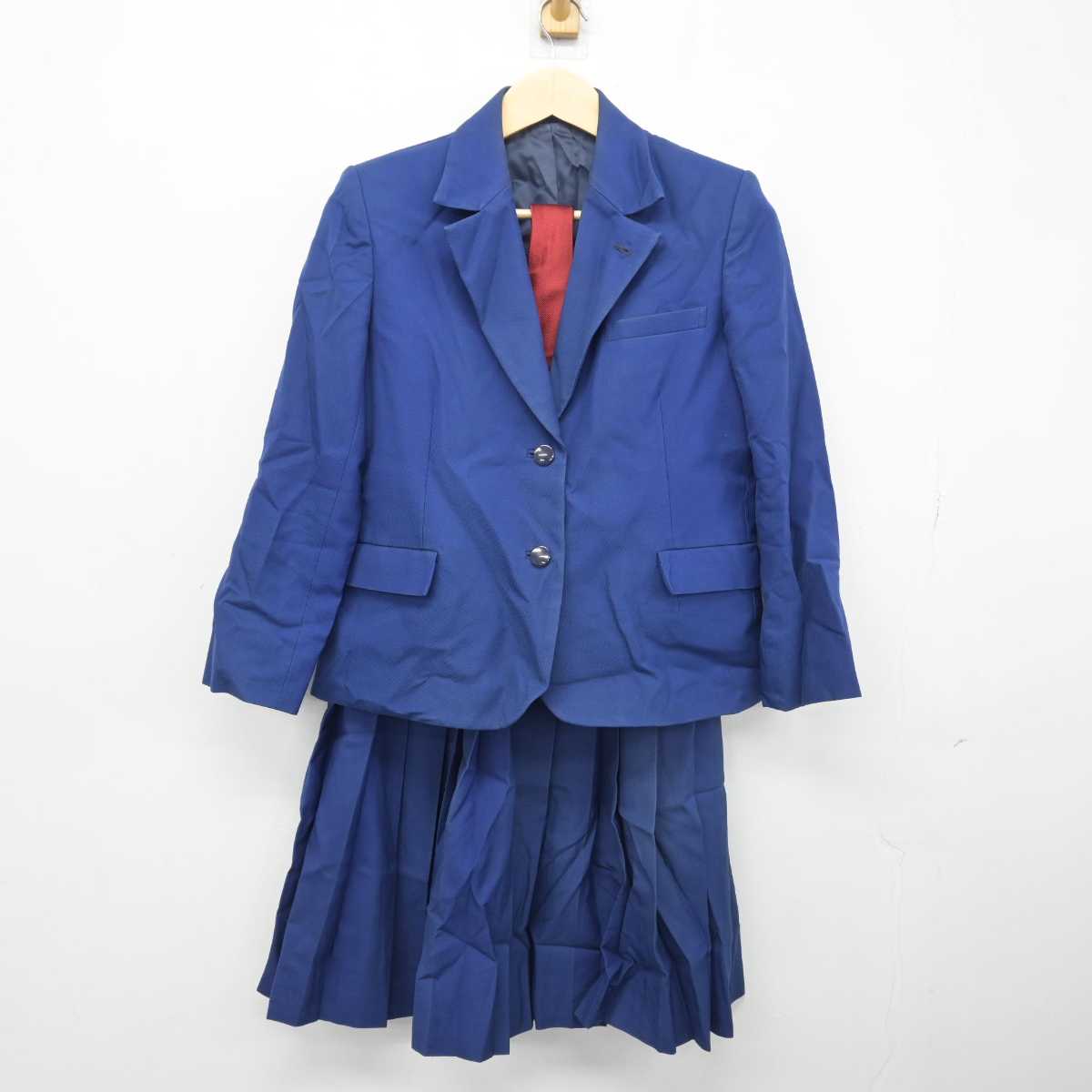 【中古】千葉県 船橋芝山高等学校 女子制服 3点 (ブレザー・スカート) sf048458