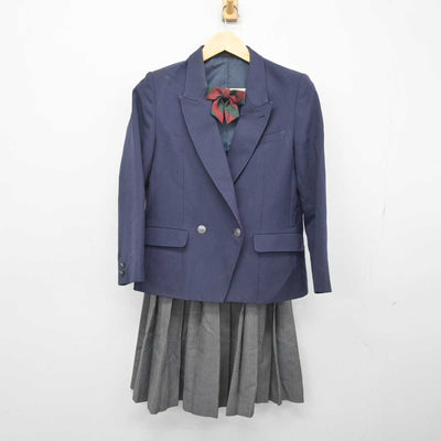 【中古】千葉県 船橋市立宮本中学校 女子制服 4点 (ブレザー・スカート) sf048460