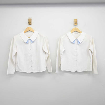 【中古】秋田県 聖霊女子短期大学付属高等学校 女子制服 2点 (シャツ・シャツ) sf048465