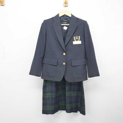 【中古】北海道 札幌市立八条中学校 女子制服 2点 (ブレザー・ジャンパースカート) sf048467