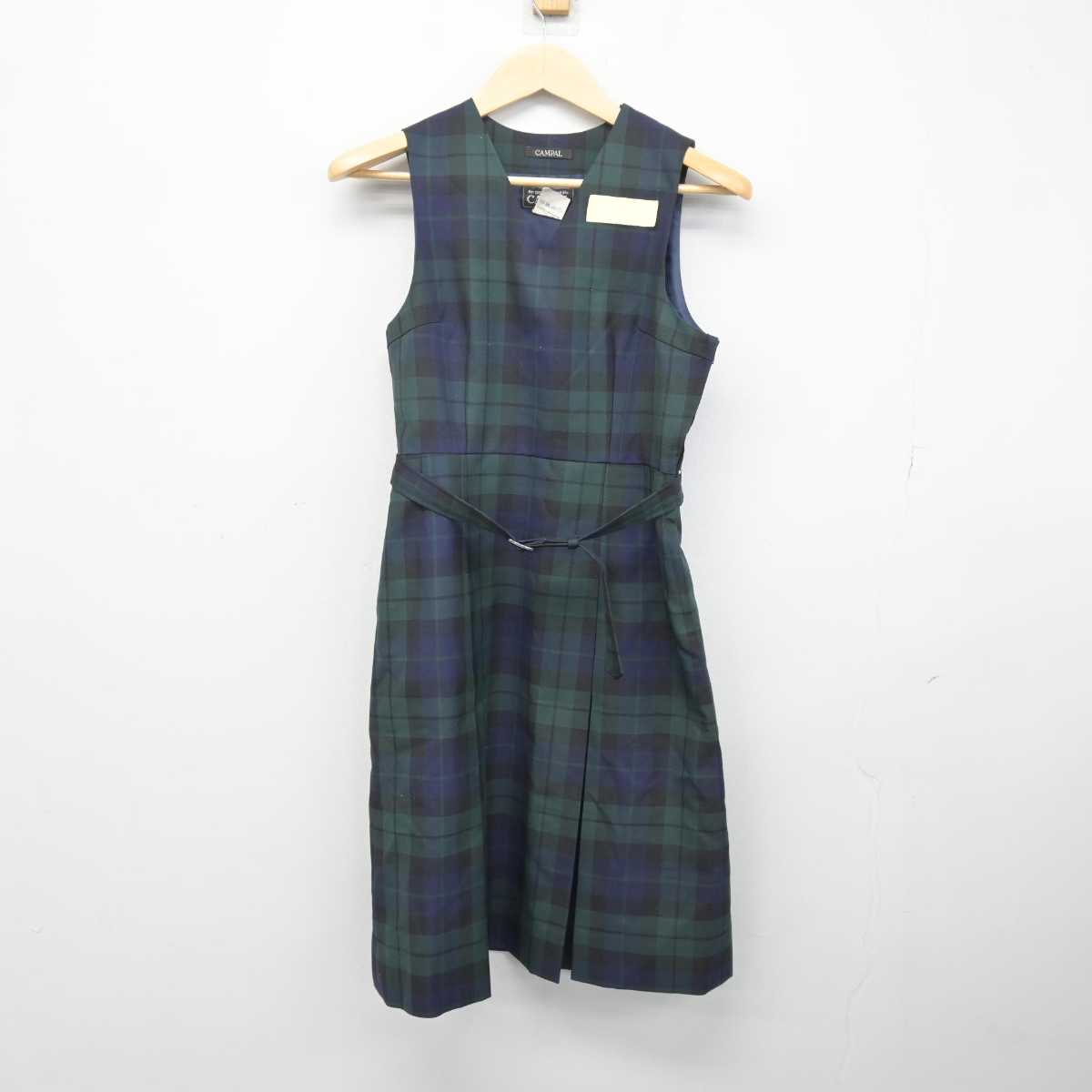 【中古】北海道 札幌市立八条中学校 女子制服 2点 (ブレザー・ジャンパースカート) sf048467