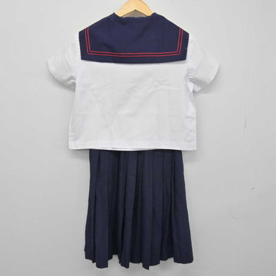 【中古】長崎県 長与中学校 女子制服 3点 (セーラー服・スカート) sf048485