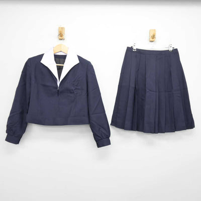 【中古】愛知県 豊橋東高等学校 女子制服 2点 (セーラー服・スカート) sf048489