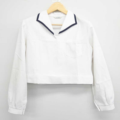 【中古】愛知県 豊橋東高等学校 女子制服 3点 (セーラー服・スカート) sf048490