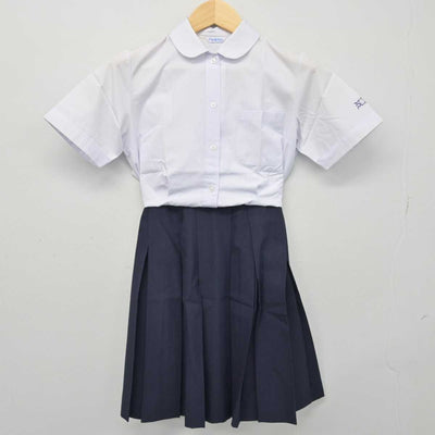 【中古】愛知県 名古屋南高等学校 女子制服 2点 (シャツ・スカート) sf048504