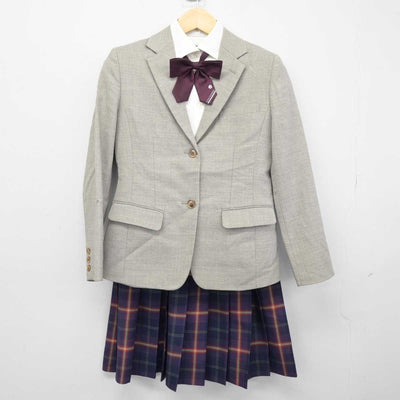 【中古】京都府 京都橘高等学校 女子制服 4点 (ブレザー・シャツ・スカート) sf048515