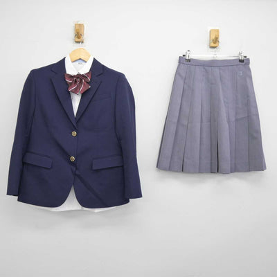 【中古】三重県 四日市高等学校 女子制服 4点 (ブレザー・シャツ・スカート) sf048520