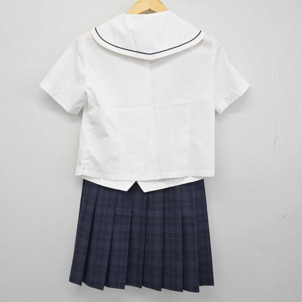 【中古】三重県 四日市高等学校 女子制服 4点 (シャツ・スカート) sf048521