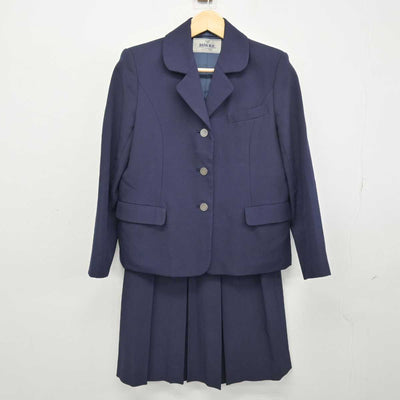 【中古】静岡県 袋井高等学校 女子制服 2点 (ブレザー・スカート) sf048526