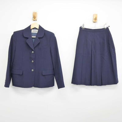 【中古】静岡県 袋井高等学校 女子制服 2点 (ブレザー・スカート) sf048526