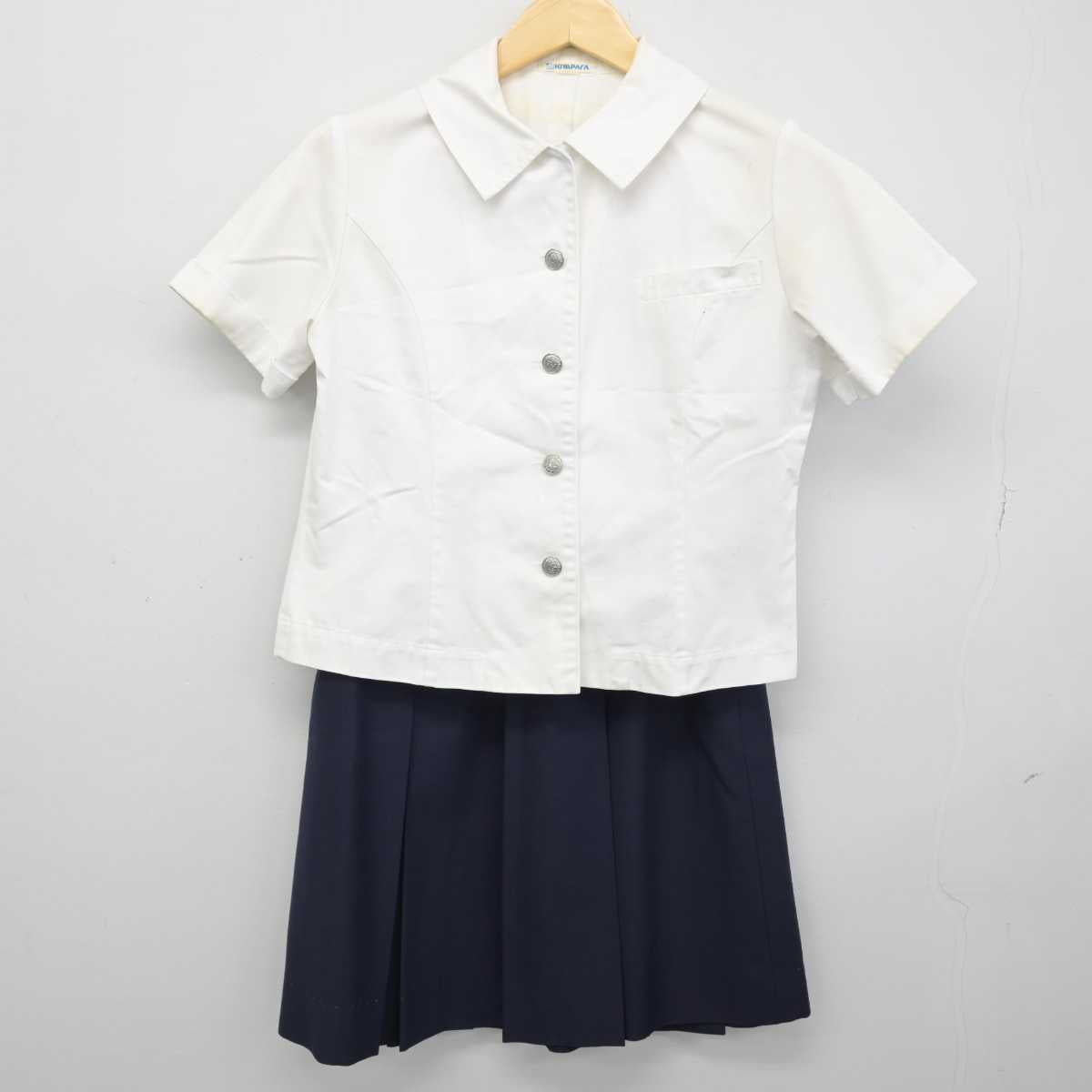 【中古】静岡県 袋井高等学校 女子制服 3点 (シャツ・シャツ・スカート) sf048530