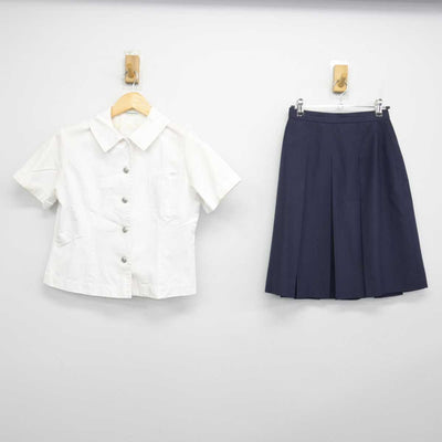 【中古】静岡県 袋井高等学校 女子制服 3点 (シャツ・シャツ・スカート) sf048530