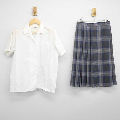 【中古】広島県 吉田高等学校 女子制服 2点 (シャツ・スカート) sf048538