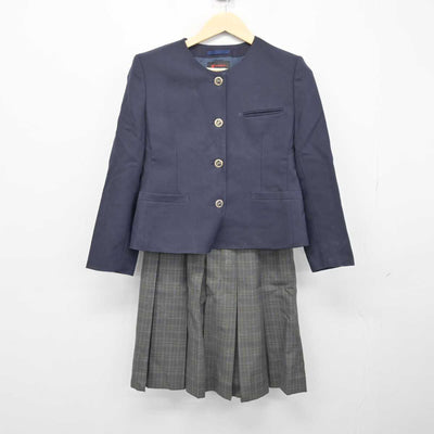 【中古】宮城県 多賀城中学校 女子制服 2点 (ブレザー・スカート) sf048554