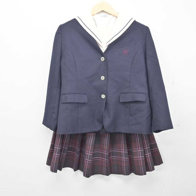 【中古】茨城県 水戸女子高等学校 女子制服 3点 (ブレザー・セーラー服・スカート) sf048556