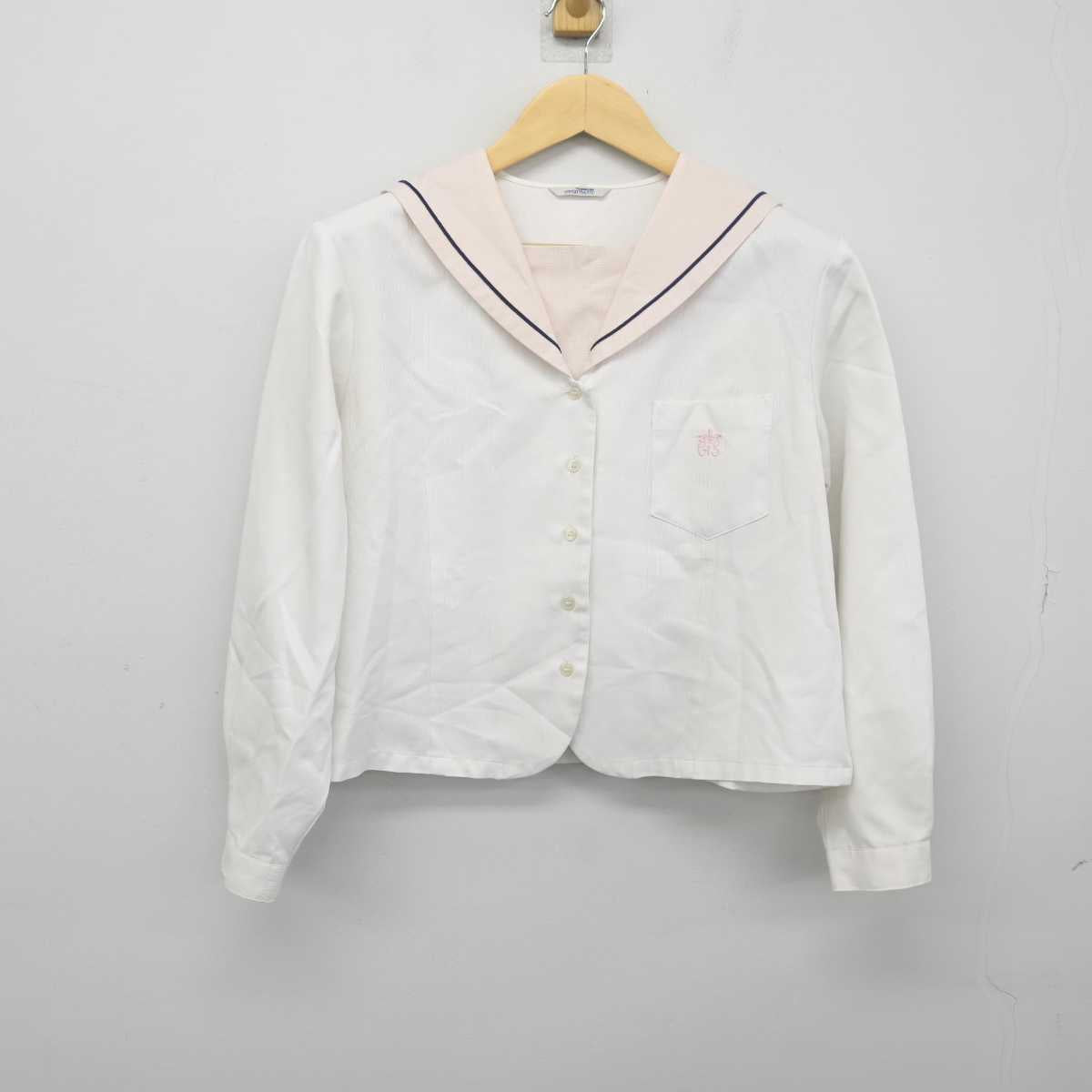 【中古】茨城県 水戸女子高等学校 女子制服 3点 (ブレザー・セーラー服・スカート) sf048556