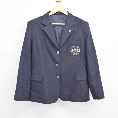 【中古】 わせがく高等学校 女子制服 2点 (ブレザー・スカート) sf048560