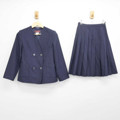 【中古】新潟県 長岡市立西中学校 女子制服 3点 (ブレザー・スカート・スカート) sf048567