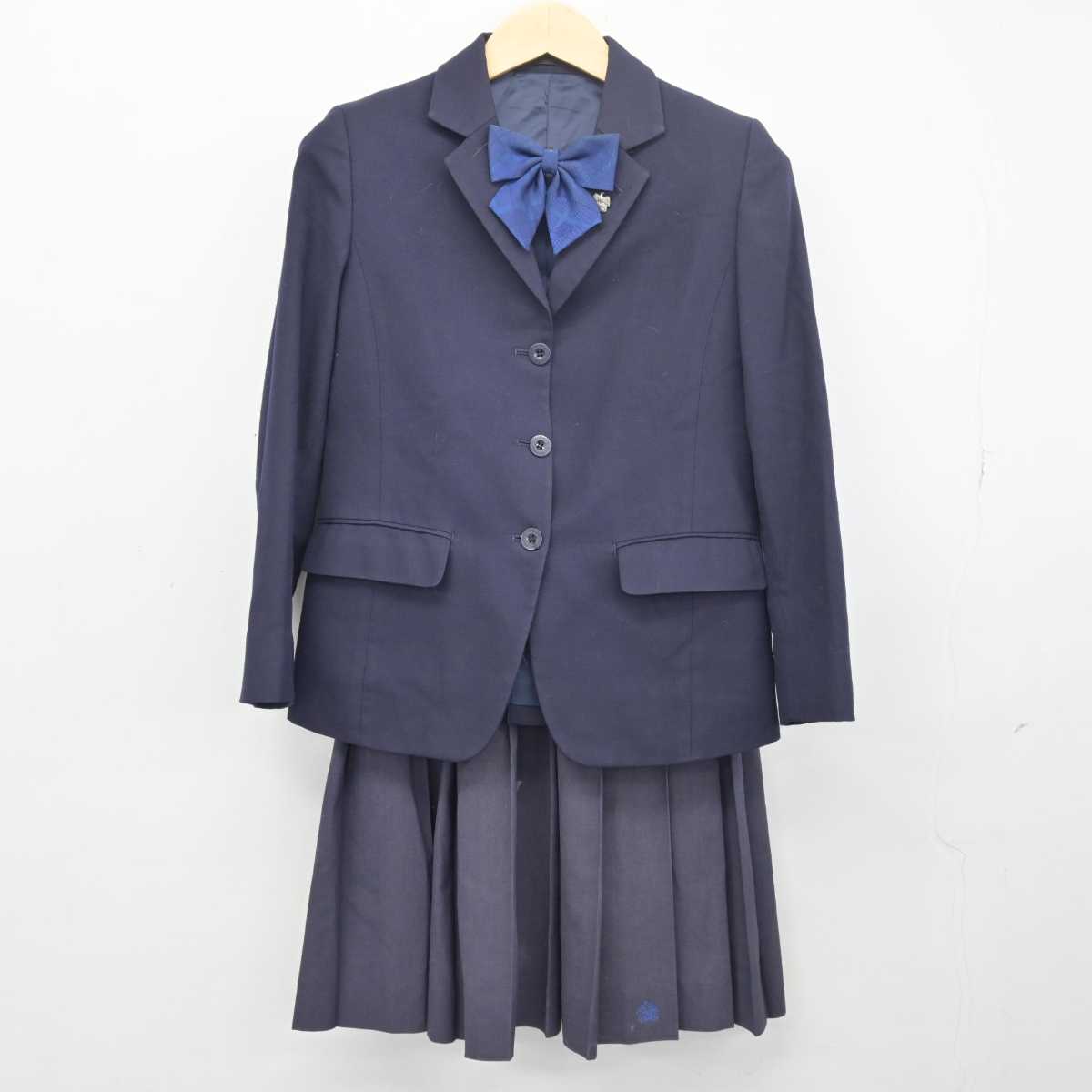 【中古】新潟県 小千谷高等学校 女子制服 5点 (ブレザー・スカート) sf048568