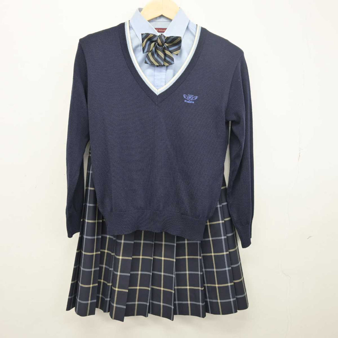 【中古】愛媛県 聖カタリナ女子高等学校 女子制服 5点 (ブレザー・シャツ・ニット・スカート) sf048579 | 中古制服通販パレイド