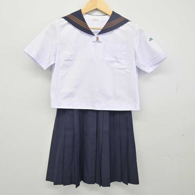 【中古】東京都 関東国際高等学校 女子制服 2点 (セーラー服・スカート) sf048582