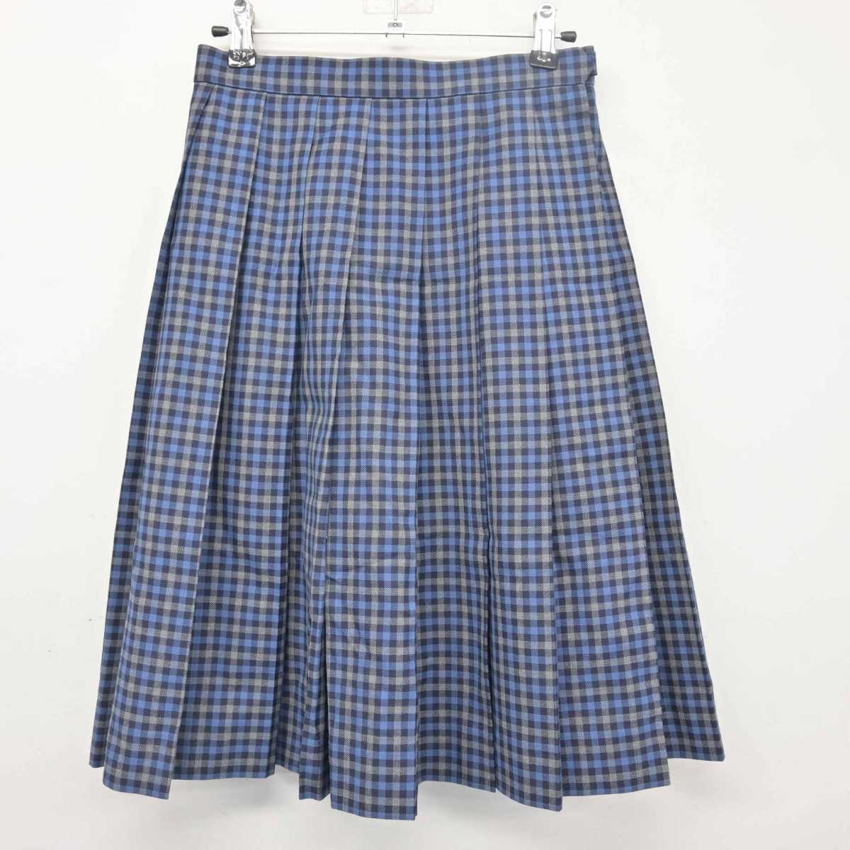 【中古】長崎県 九州文化学園高等学校 女子制服 4点 (ブレザー・シャツ・スカート) sf048591