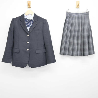 【中古】愛知県 瀬戸北総合高等学校 女子制服 4点 (ブレザー・シャツ・スカート) sf048596