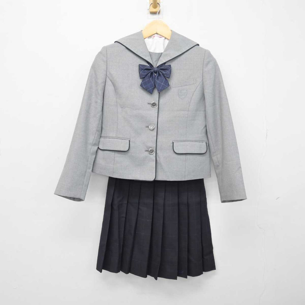 【中古】愛知県 緑丘高等学校 女子制服 4点 (ブレザー・シャツ・スカート) sf048600