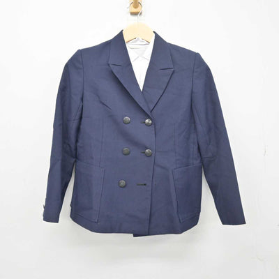 【中古】神奈川県 白山中学校 女子制服 2点 (ブレザー・シャツ) sf048614