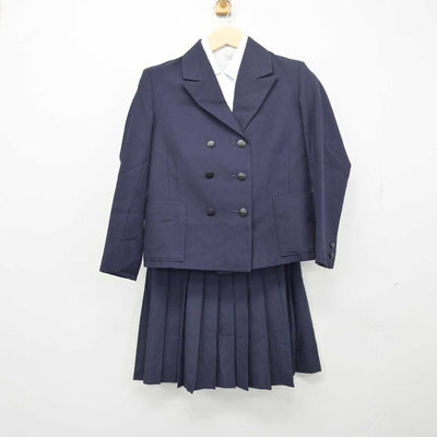 【中古】神奈川県 白山中学校 女子制服 3点 (ブレザー・シャツ・スカート) sf048615