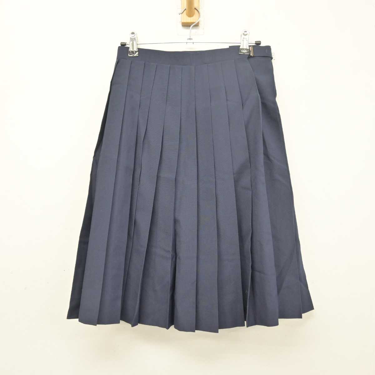 【中古】神奈川県 白山中学校 女子制服 3点 (ブレザー・シャツ・スカート) sf048615