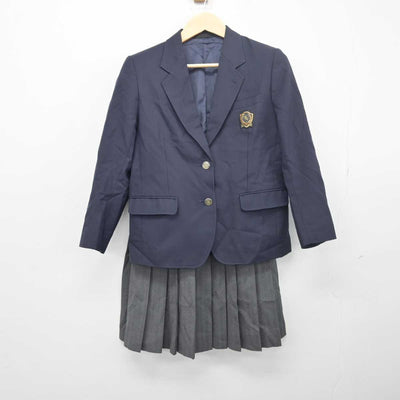 【中古】神奈川県 立花学園高等学校 女子制服 3点 (ブレザー・ニット・スカート) sf048624