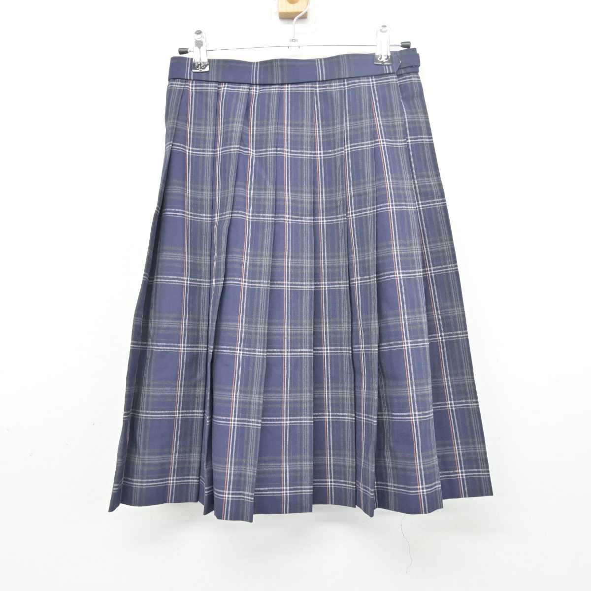 【中古】神奈川県 立花学園高等学校 女子制服 3点 (ニットベスト・スカート) sf048625