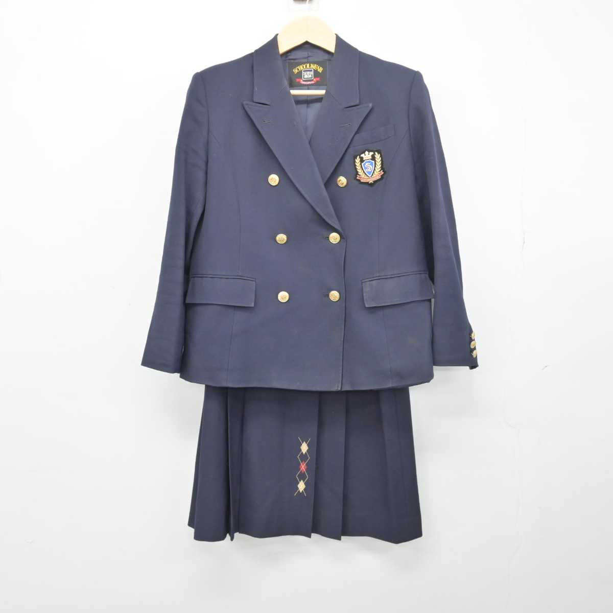 【中古】埼玉県 埼玉栄高等学校 女子制服 3点 (ブレザー・スカート) sf048634