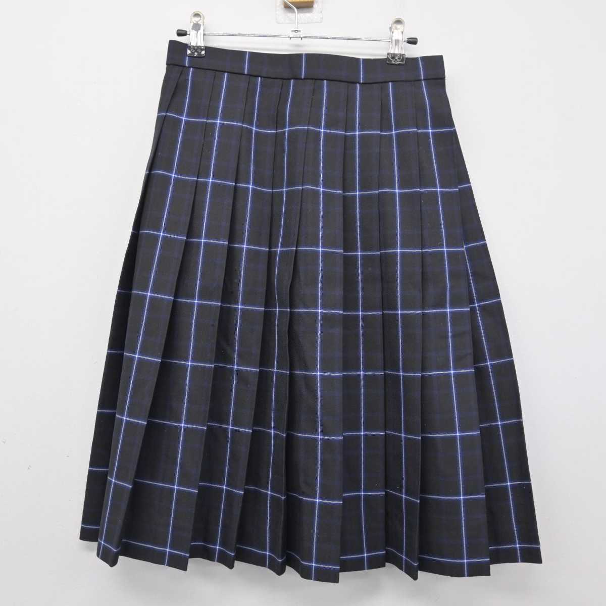 【中古】北海道 春光台中学校 女子制服 4点 (ブレザー・ニットベスト・スカート) sf048646