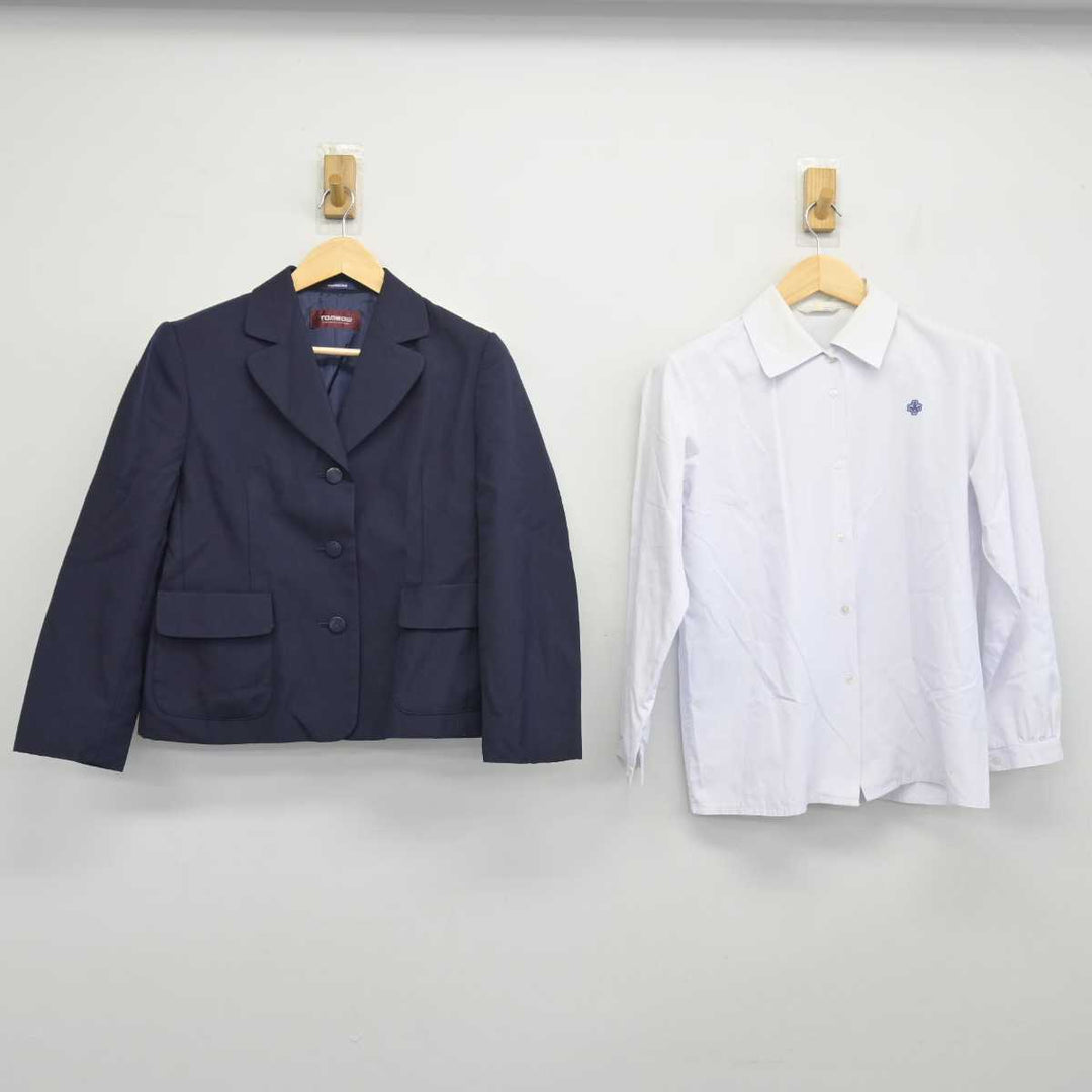 中古】山形県 米沢東高等学校 女子制服 2点 (ブレザー・シャツ 中古】山形県 米沢東高等学校 女子制服 2点 (ブレザー・シャツ