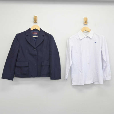 【中古】山形県 米沢東高等学校 女子制服 2点 (ブレザー・シャツ) sf048649