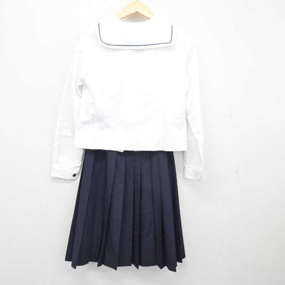 【中古】埼玉県 栗橋西中学校 女子制服 2点 (セーラー服・スカート) sf048667