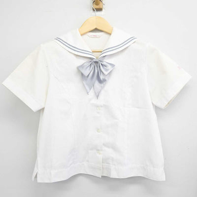 【中古】埼玉県 大妻嵐山中学校 女子制服 3点 (セーラー服・スカート) sf048669