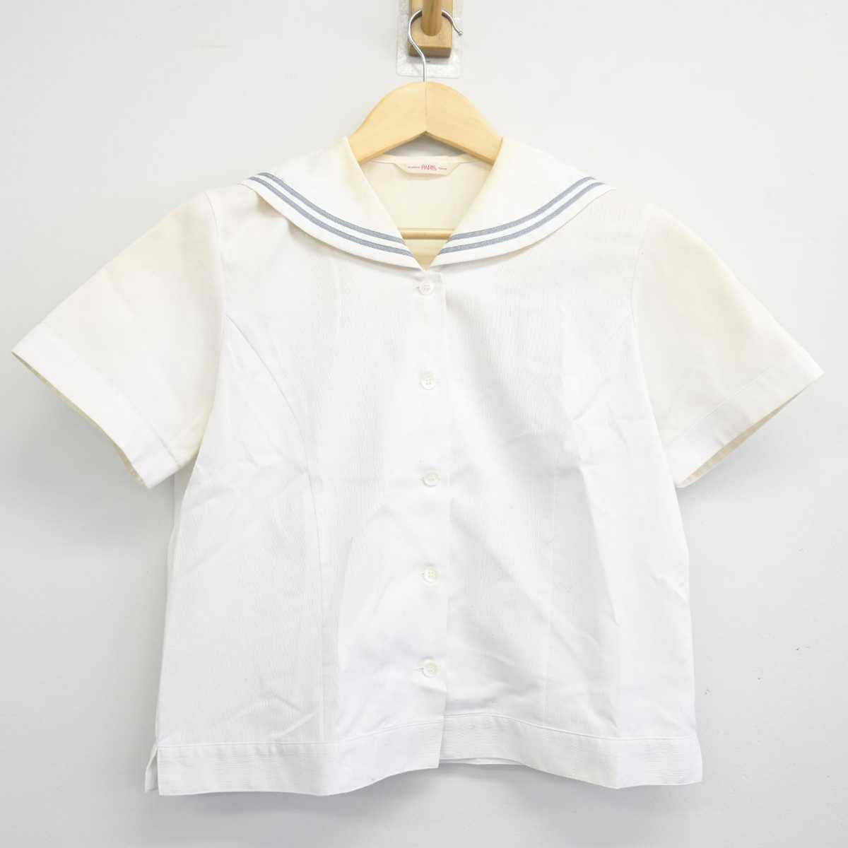 【中古】埼玉県 大妻嵐山中学校 女子制服 2点 (セーラー服・シャツ) sf048670