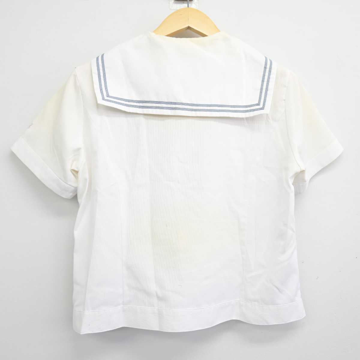 【中古】埼玉県 大妻嵐山中学校 女子制服 2点 (セーラー服・シャツ) sf048670