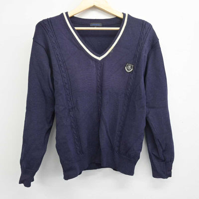 【中古】愛知県 蒲郡高等学校 女子制服 2点 (ニット・シャツ) sf048678