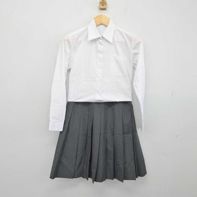 【中古】静岡県 静岡北特別支援学校 女子制服 2点 (シャツ・スカート) sf048684